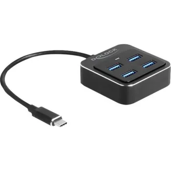 USB hub Delock - Rozbočovač - 4 x USB 3.2 Gen 2 - desktop (64191)