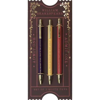 Kuličková pera 3ks Shakespeare