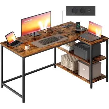 Psací stůl Rohový kancelářský stůl LWD132KD01