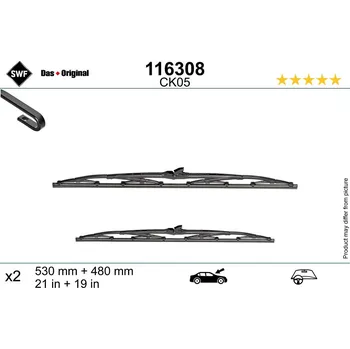 Stěrač List stěrače VALEO 116308