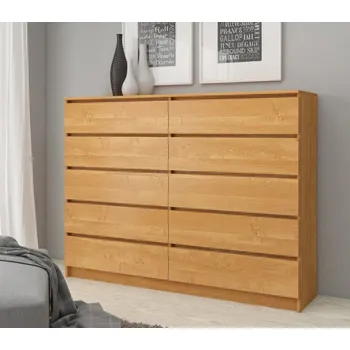 Komoda Šuplíková komoda do obývacího pokoje SAVRILA - olše