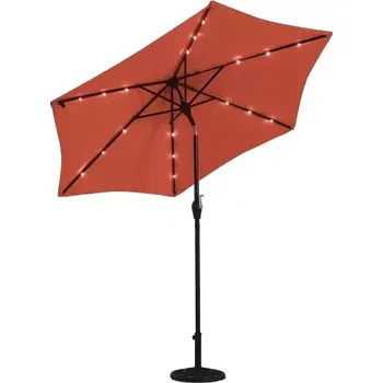 Slunečník Zahradní slunečník s LED osvětlením 300 cm