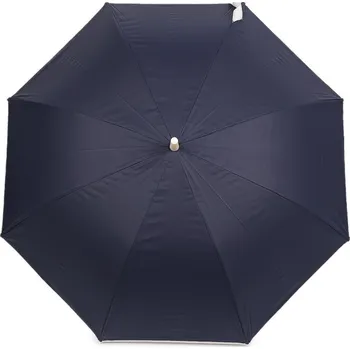 Deštník Dámský vystřelovací deštník béžový lem, velké, 3 modrá tmavá