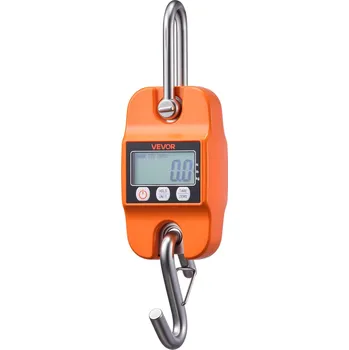 Průmyslová váha Vevor Digitální závěsná váha 880 lbs/400 kg, dělitelnost 100 g, lcd displej