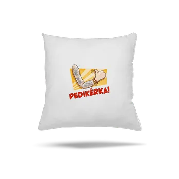 Polštář Bastard Pedikérka polštář White