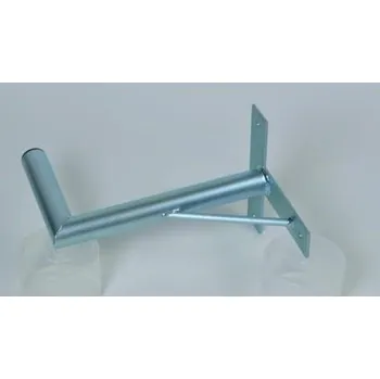 Anténní držák WFmetal Držák antény na zeď, tvar T se vzpěrou, galvanický zinek, délka 35cm K35T42V
