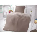 Mušelínové povlečení do dětské postýlky béžové - 1+1, 90x135, 45x60cm 6371_