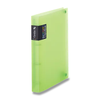 Karton P+P Opaline kroužkový pořadač 4 kroužky A4 3,2 cm, zelený