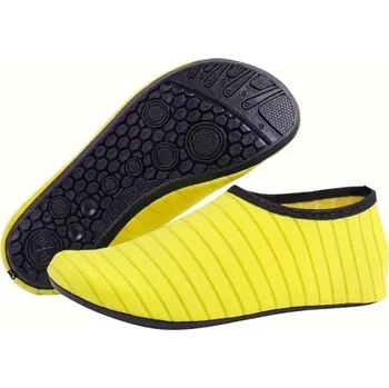 Boty do vody Boty do vody unisex Protiskluzová podrážka Nylonový materiál Jednobarevné Lehké plážové aqua boty na koupání k moři i bazénu žlutá 44-45