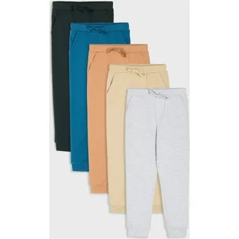 Chlapecké kalhoty Sinsay - Slim jogger kalhoty z French Terry – 5-pack - šedá - 830HR-09M - 830HR-09M-122