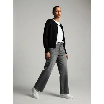 Dámský svetr Sinsay - Viskózový kardigan - černá - 534GZ-99X - 534GZ-99X-3XL