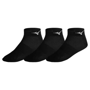 Pánské ponožky MIZUNO Training Mid 3P / Black / Black / Black / L 41-43 - 41-43
