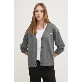 Dámský svetr Svetr s příměsí vlny Guess Jeans W4BR16.Z3HO2 šedá 90X, vel. S