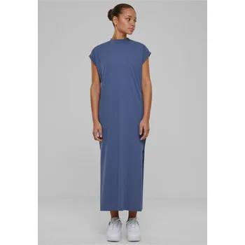Dámské šaty Ladies Long Extended Shoulder Dress - vintageblue 3XL