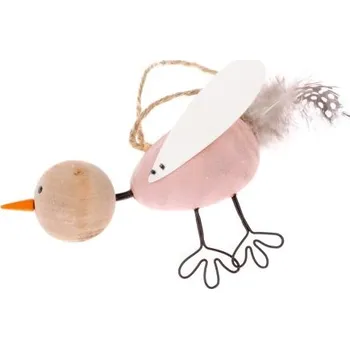 Casa de Engel Dřevěný závěsný ptáček