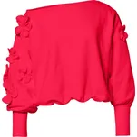 Dámská mikina Goldbergh FIORENZO - tmavě růžová M