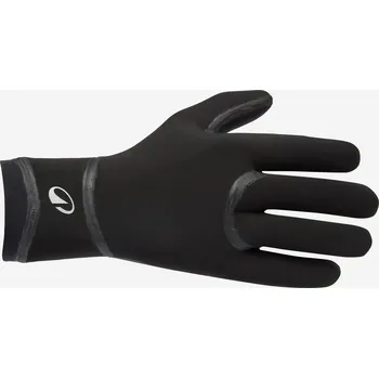 Neoprenové oblečení DECATHLON Rukavice na surf do studené vody neopren 3 mm M ČERNÁ