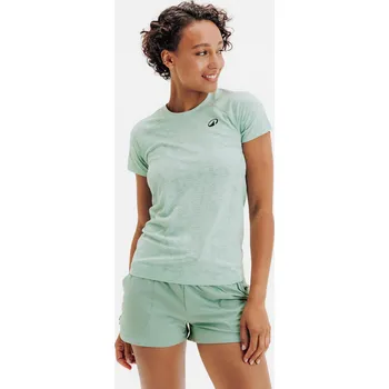 KUIKMA Dámské tričko na padel lehké bezešvé XL MODRÁ|ZELENÁ