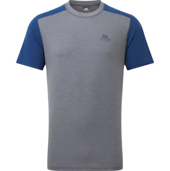 Pánské tričko Pánské Tričko Mountain Equipment Headpoint Block T-shirt Men's Barva: Flint Grey/Admiral Blue, Velikost: L