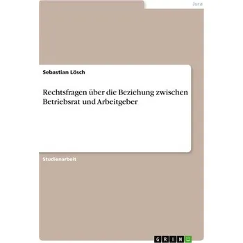 Rechtsfragen über die Beziehung zwischen Betriebsrat und Arbeitgeber - Losch, Sebastian