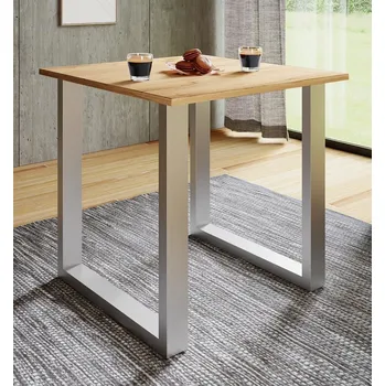 Vcm Jídelní stůl Xona 80x80 U-nohy, dub medový