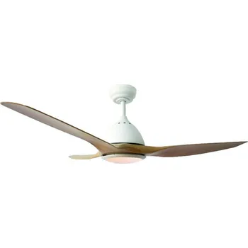 ACA Lighting stropní svítidlo s ventilátorem stmívatelné LED 132cm DC 40W přírodní s dálkovým ovládáním FANKVN30G