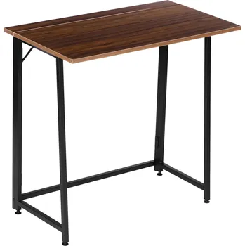 Psací stůl ModernHome TH-FD-15 Skládací počítačový stůl 80 × 45 cm, hnědý
