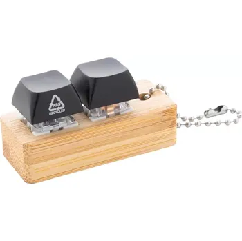 Typoo antistresový přívěšek na klíče - černá / přírodní - AP808159-10