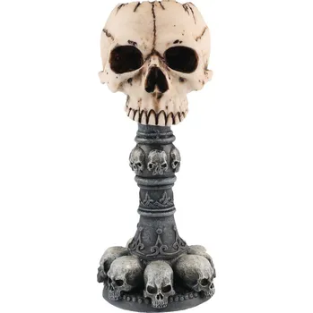 Svícen svícen (dekorace) Skull