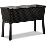 Keter Balkonový kvěčináč Joel, styl moderní koryto, vysoké nohy, indikátor hladiny vody