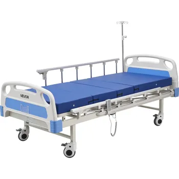 Lékařský nábytek Vevor Elektrická nemocniční postel 2 funkce, 127mm kolečka, 250kg nosnost