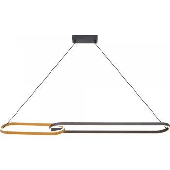 Zuma Line Ravon závěsné svítidlo 1x40 W černá-zlatá 003064-034703