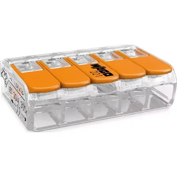 Svorka pětinásobná pro všechny typy vodičů