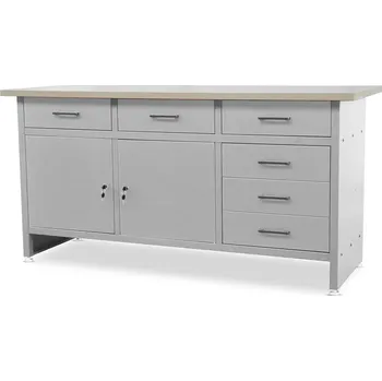 Dílenský stůl Dílenský stůl HENRY, 1700 x 850 x 600 mm, šedý