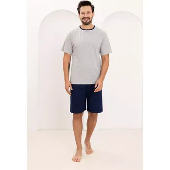 Pánská móda Pyžamo Regina 508 v plné délce 2XL W26 pánské Modrá XXL