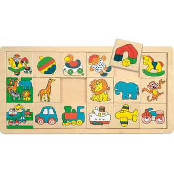 Přilož kam co patří malé (3x6) "Žirafa Suzie"