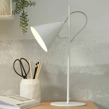 Lampička IT´S ABOUT ROMI IT'S ABOUT ROMI Stolní lampa Lisbon, bílá - Stínidlo - výška 18 cm, Ø 15 cm; délka kabelu 200 cm 1 x 5 W LED - Doprava zdarma