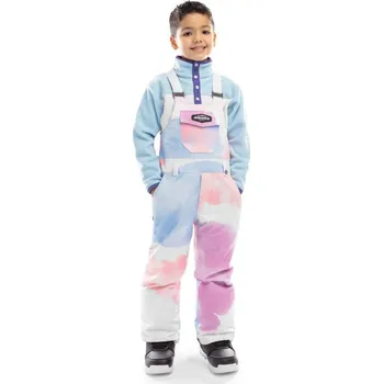 Sportovní oblečení SIROKO Chlapecké snowboardové kalhoty s kšandami KB1 Jazzy 12 LET VÍCEBAREVNÁ