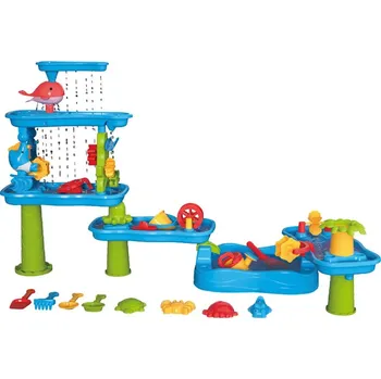 Hračka LEAN Toys 20678 Velký interaktivní vodní park do písku, formičky a mlýnky