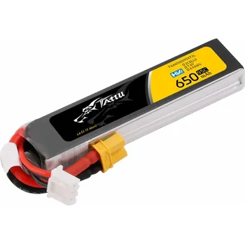 RC vybavení Gens Ace LiPo Tattu Serie - 2S 650mAh 7,6V 2S1P HV (95C) XT30 Plug