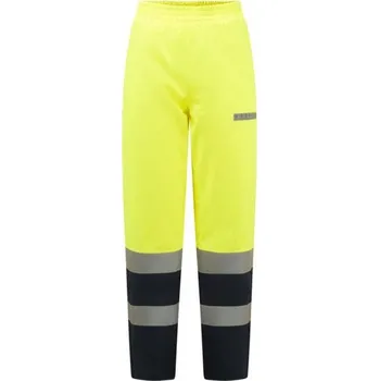 Pánské kalhoty PortWest | Bizflame Rain+ Hi-Vis Multi-Norm Contrast FR zimní kalhoty - Yellow/Navy / XXXL / 3XL / žlutá