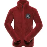 Dětská hřejivá mikina Alpine Pro FERADO - tmavě červená / 152/158