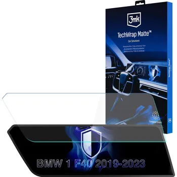 Autolékárnička 3mk Matná ochranná fólie na displej navigace pro BMW 1 F40 2019-23 – TechWrap Matte™ Center Display