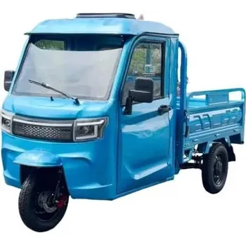 Elektromobilita Sunway Pracovní tříkolka Rikša Cargo E-RL100 (72V, 45Ah - 3000W) - 2. jakost modrá Barva: Modrá