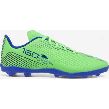 Pánské tenisky KIPSTA Dětské kopačky na šněrování 160 MG 36 MODRÁ|ZELENÁ