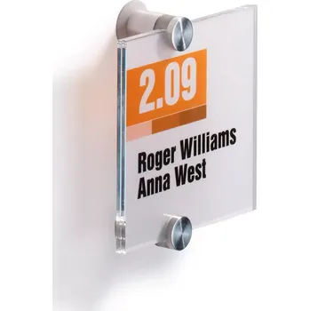 Kancelář Orientační nástěnná tabulka CRYSTAL SIGN 105x105 mm