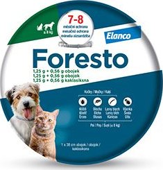 Foresto obojek pro malé psy a kočky do 8 kg 38 cm