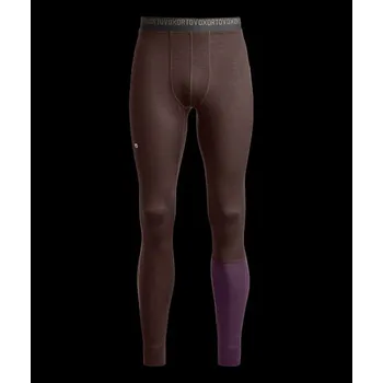 Pánské termo spodky Pánské Kalhoty Ortovox 185 Rock'N'Wool Long Pants Men's Barva: Dark Chestnut, Velikost: M