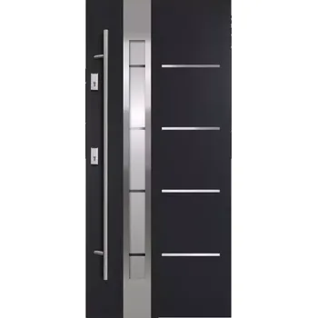 Interiérové dveře Vchodové dveře Luna S68 2ZA 90L antracit antaba 160