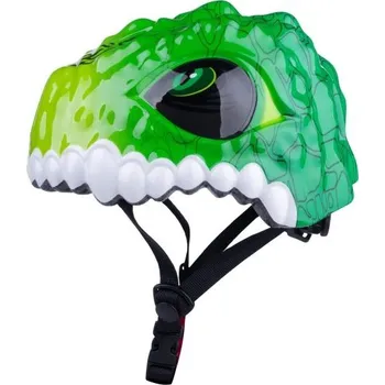 Sport Dětská cyklistická přilba Laceto REX S Zelená, Bílá, Černá